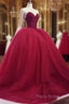 Red Ball Gown Red Wedding Dresses Formal Prom Dresses