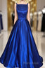 Royal Blue Formal Prom Dresses, Pageant Dresses, Formal Dresses, Graduation School Party Gown