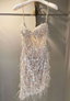 Sequin Formal Prom Dresses, Sheath Short Formal Prom Dresses