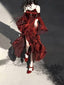 Sexy French High Low Spaghetti Straps Christmas Dresses Burgundy Birthday Dresses Birthday Outfits