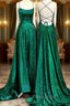 Sexy Formal Prom Evening Dresses Long Party Dresses Green Dresses