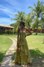 Sexy V Neckline Lace Bud Green Party Dresses Long Birthday Dresses