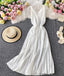 Simple V-Neck Dresses Sleeveless Dresses