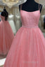 Sparkling Formal Prom Dresses, Formal Dresses, Dance Dresses, Graduation School Party Gown