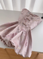 Sweet French Beaded Button Sleeveless Tube Top Jacquard Birthday Short Skirt Homecoming Dresses