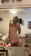 Sweet Pink Tube Top Sequined Slim Fit Hip 17Th Birthday Homecoming Dresses