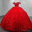 Sweet Valentine Red Quinceanera Dress