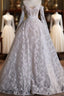 Timeless Ball Gown Off The Shoulder White Lace Long Wedding Dresses Bridal Dresses