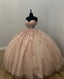 Unique Sleeveless Light Pink Ball Gown Formal Prom Formal Evening Formal Dresses