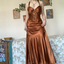 Vintage Halter V Neck Beaded Appliques 90S Formal Prom Dresses Mermaid Formal Evening Dresses
