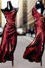 Vintage Sheath Spaghetti Straps Burgundy Ankle Length Formal Prom Dresses Birthday Outfits