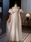 White Sheath Spaghetti Straps Wedding Dress