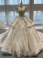 White Tulle Lace Short Sleeve Square Neck Wedding Dress