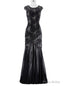 Wonderful Sequins Mother of the Bride Dresses Long Gown Black Formal Dresses