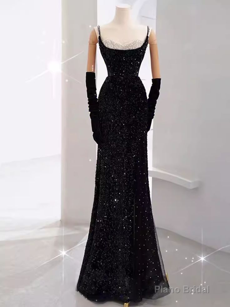 Mermaid Long Prom Dress New Arrival Sexy Slit Evening Dress Secondary image