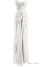 Classical Burgundy Sweetheart Empire Pleated Floor Length Chiffon Bridesmaid Dresses