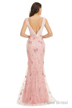 Lady Dresses Sleeveless Prom Dresses V Neck Formal Gowns 2025