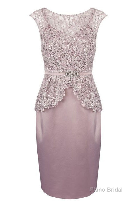 Sleeveless Short Sheath Mother of the Bride Dress