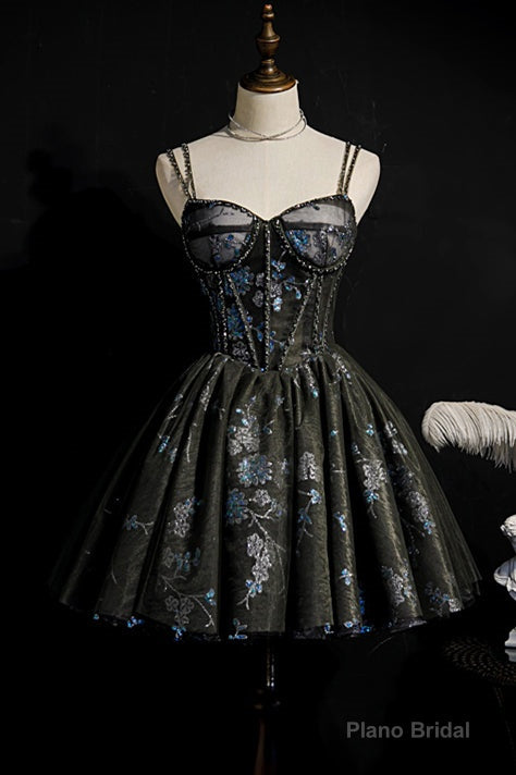 Stunning Sweetheart Lace-Up A-Line Short Homecoming Dress Main image