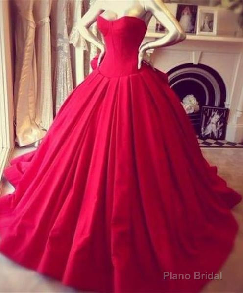 Designer Sweetheart Red Ball Dresses Secondary image
