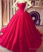 Designer Sweetheart Red Ball Dresses