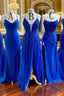2025 New Style Royal Blue Long Formal Prom Dresses
