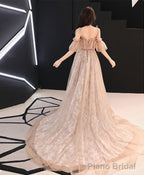 Pink Tulle Long Prom Dress Pink Tulle Evening Dress