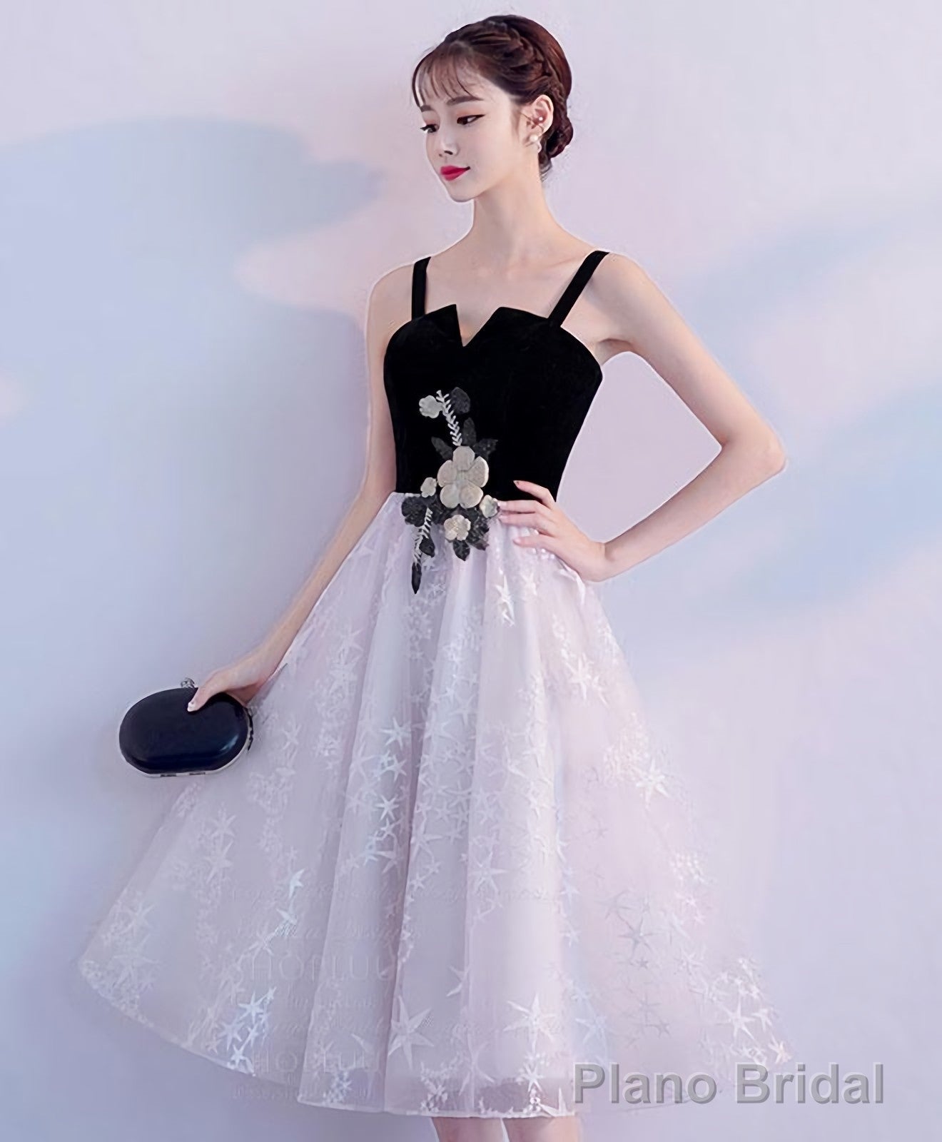Cute Tulle Lace Short Prom Dress Tulle Homecoming Dress