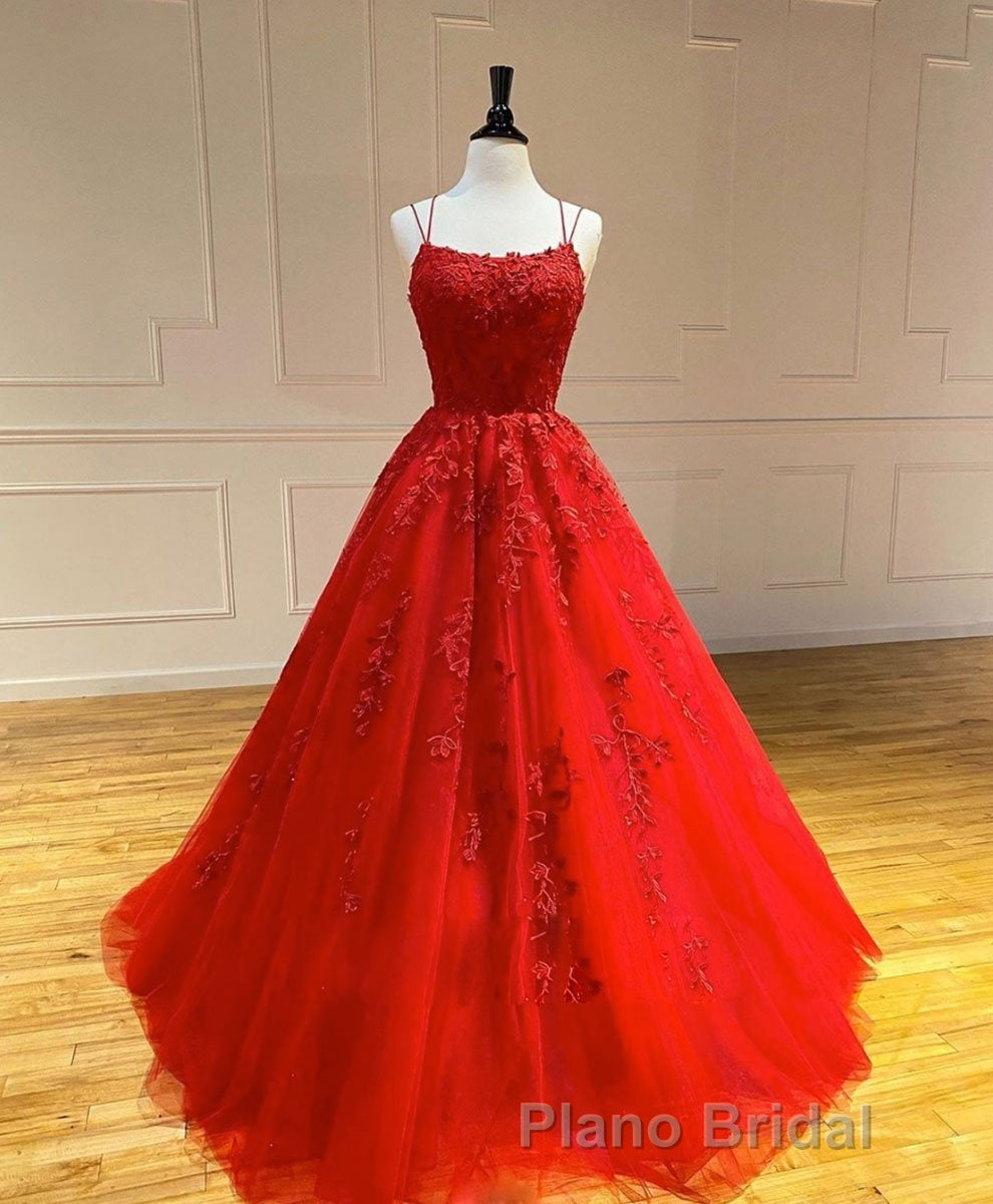 Cute Round Neck Tulle Short Formal Prom Dresses, Tulle Homecoming Dresses