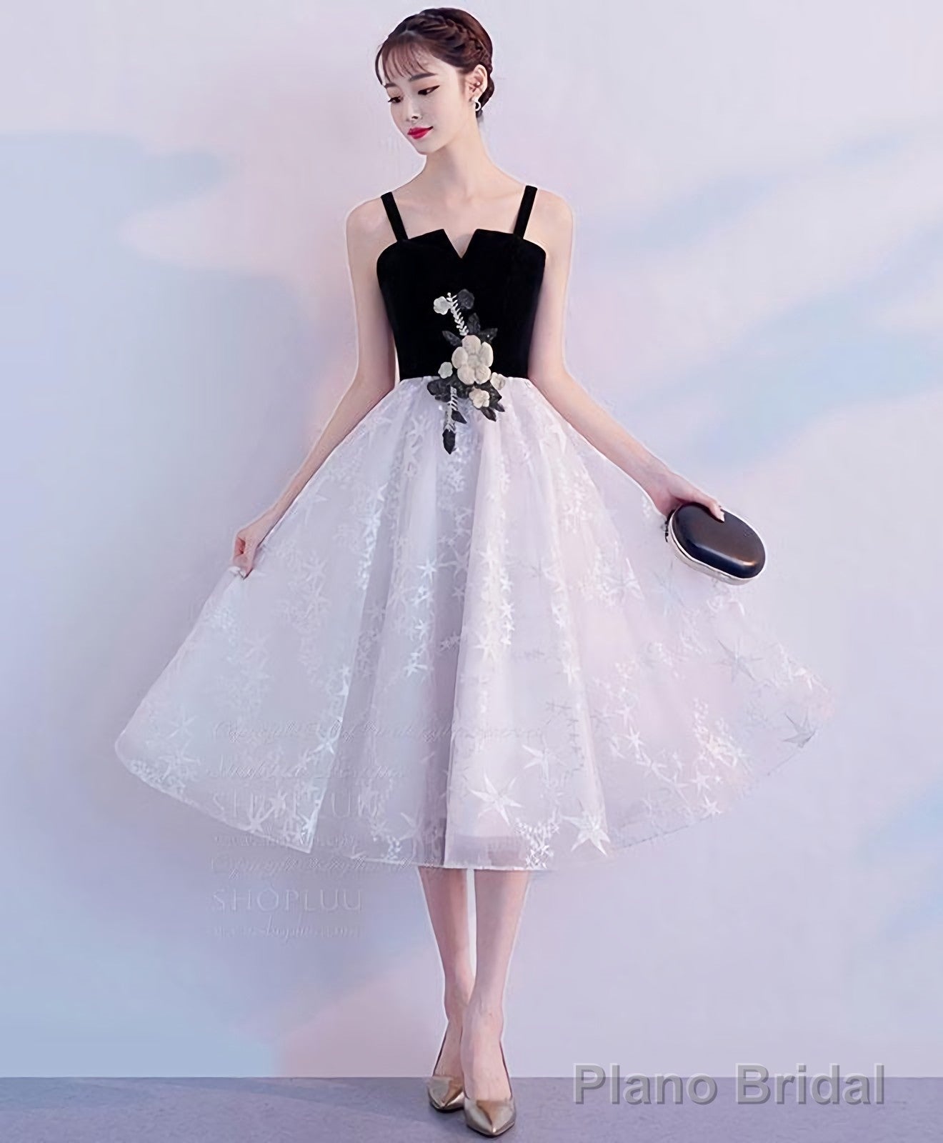 Cute Tulle Lace Short Prom Dress Tulle Homecoming Dress Main image