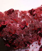 Pink Tulle Lace Applique Long Formal Prom Dresses, Evening Dresses