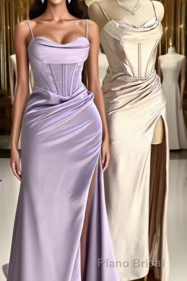 Lilac Long Formal Prom Dresses Party Evening Gowns Main image