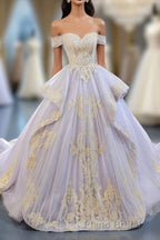 Purple Tulle Lace Long Formal Prom Gown Lace Tulle Long Evening Dresses