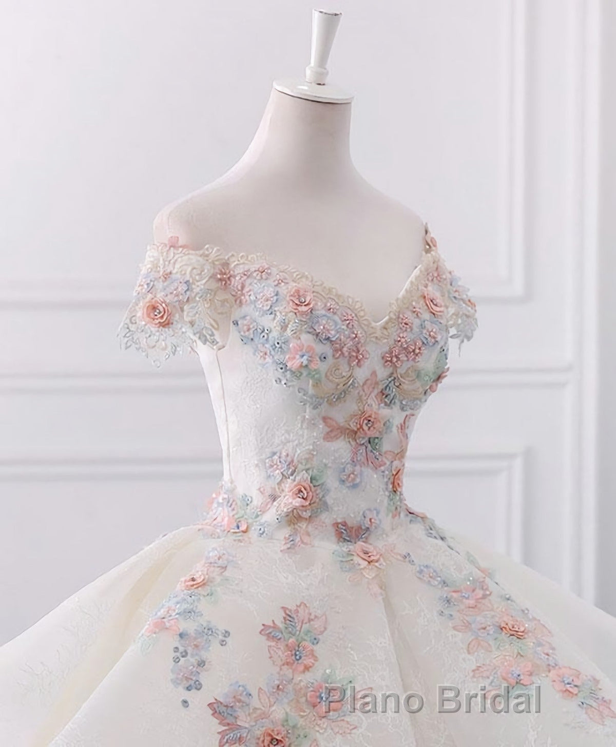 White Sweetheart Off Shoulder Lace Long Formal Prom Dresses, White Evening Dresses