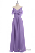 Rust Orange Straps Ruffled A-Line Bridesmaid Dresses