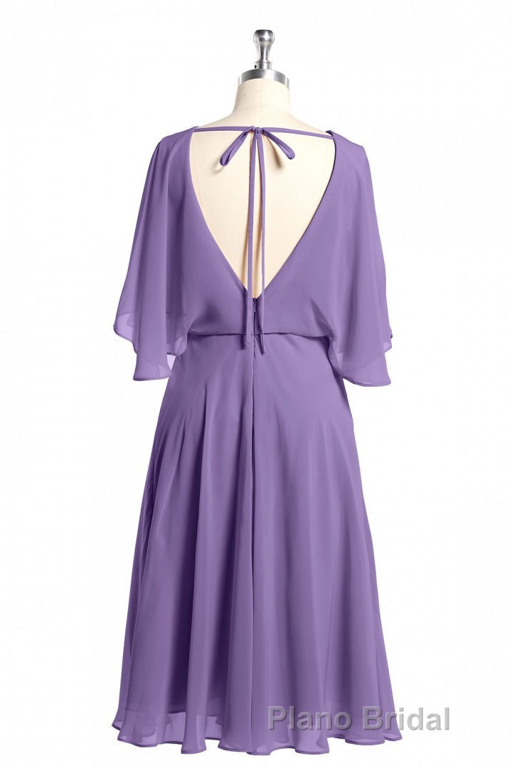 Royal Blue Long Sleeve Blouson-Style Bridesmaid Dresses