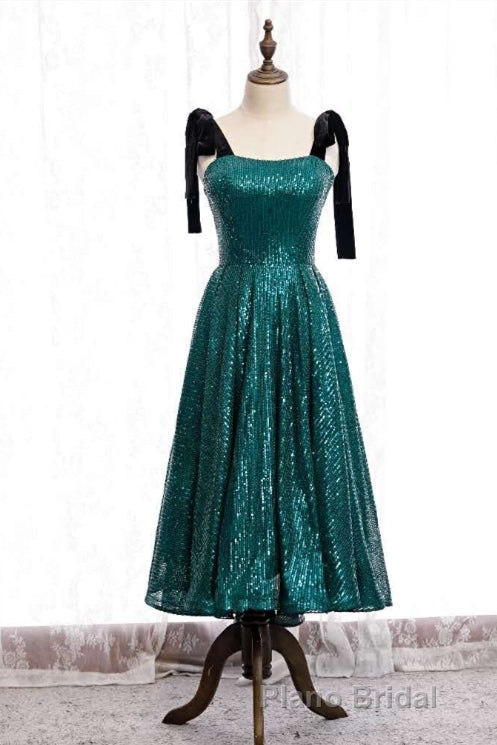 Cute Rose Gold Sequins Short Party Dresses