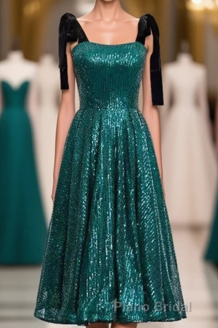 Cute Rose Gold Sequins Short Party Dresses Main image