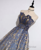 Unique Tulle Lace Long Formal Prom Dresses, Tulle Lace Prom Dresses, 2