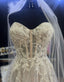 A-Line Sweetheart Neckline Tulle Wedding Dresses With Appliques