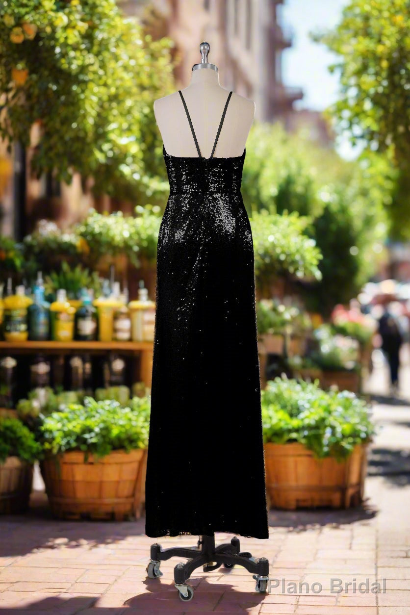 Beautiful Sequins Halter Hourglass Bridesmaid Dresses Secondary image