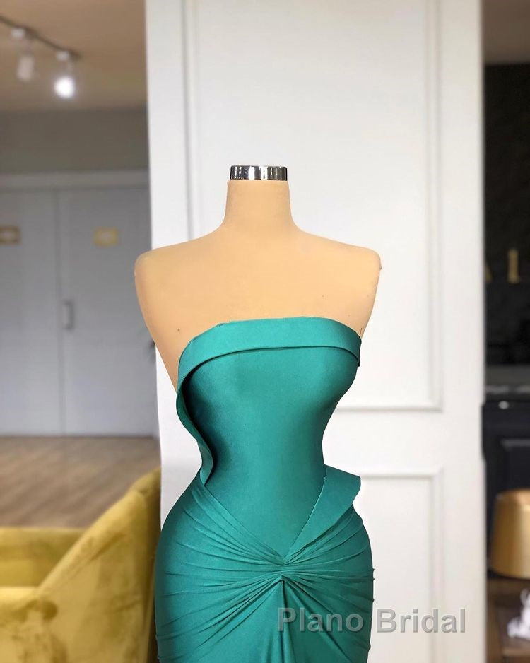 Elegant Strapless Long Mermaid Evening Formal Prom Dresses Online