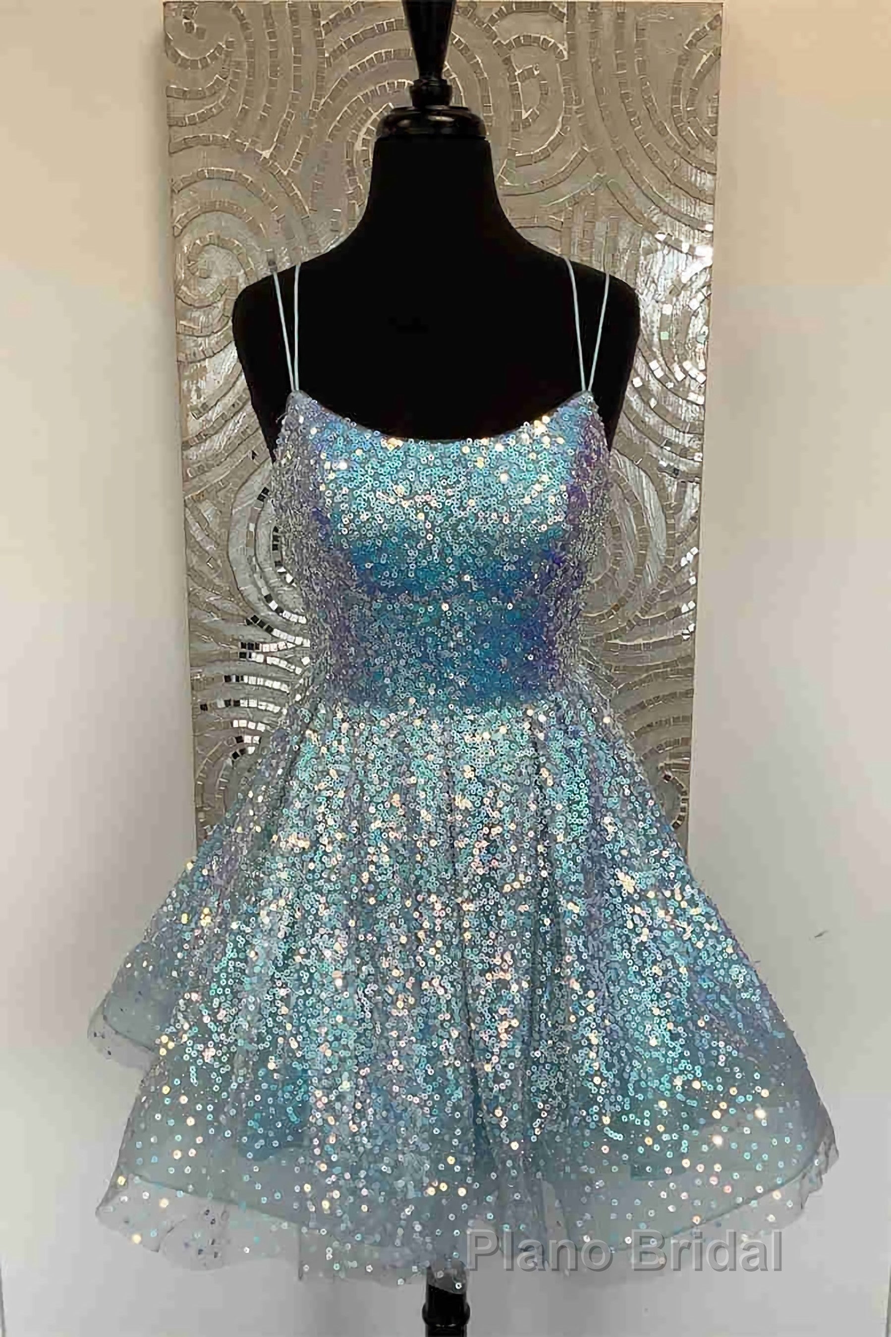 Cute Hot Pink Sequins A-Line Homecoming Dresses Hoco Night Dresses