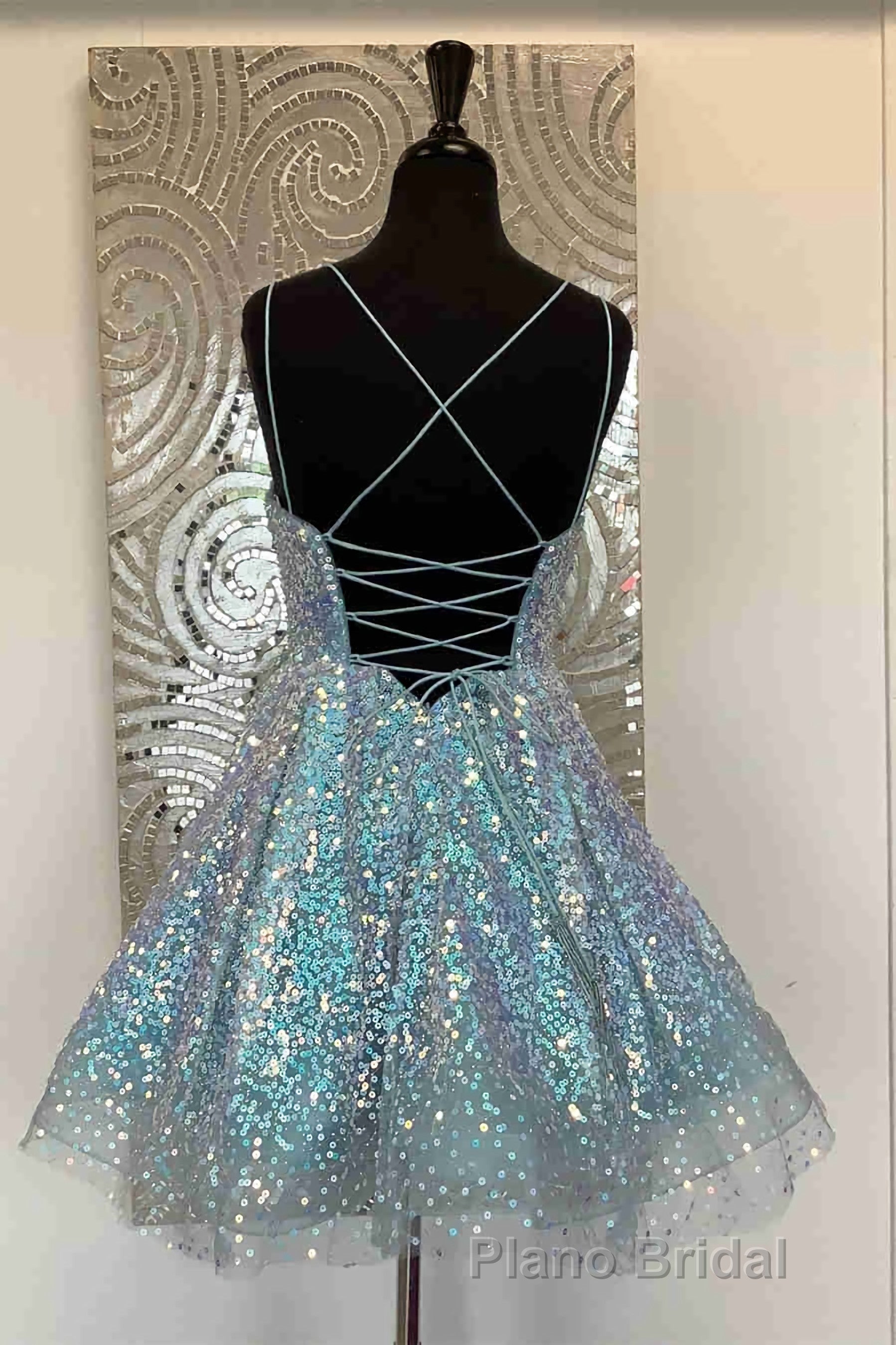 Cute Hot Pink Sequins A-Line Homecoming Dresses Hoco Night Dresses