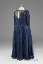 Half sleeves Sequined Elegant Lace Mother of The Bride Dresses