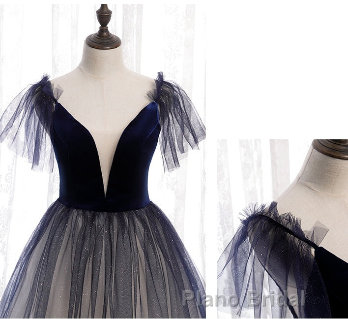 Elegant Backless Lace Up Long Charming Princess Formal Prom Dresses For Girls