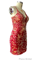 Cute Bodycon V Neck Blue Lace Homecoming Dresses