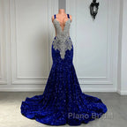 Gorgeous Long Dresses Luxury Black Girls Formal Prom Party Formal Gowns