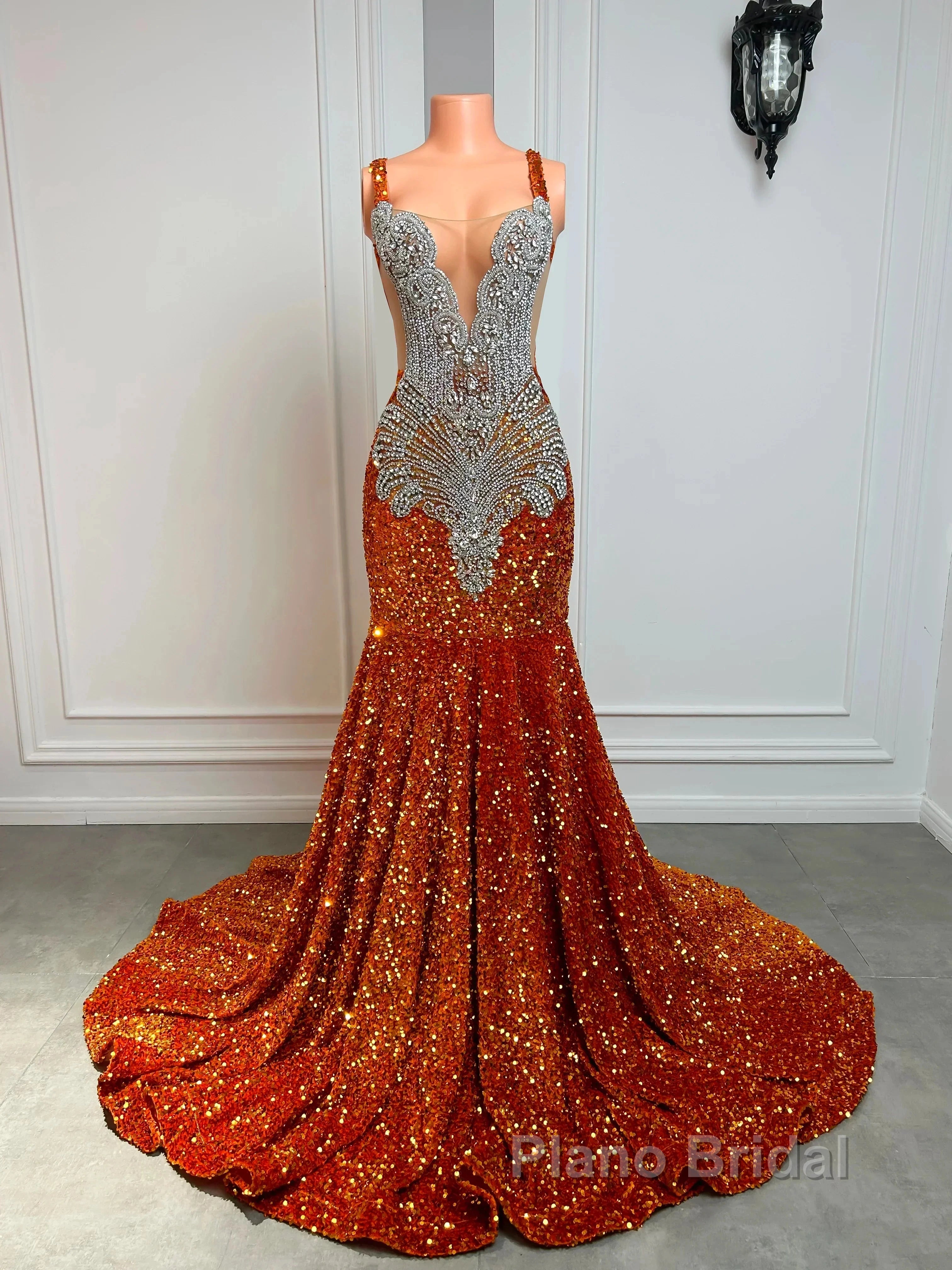 Gorgeous Long Dresses Luxury Black Girls Formal Prom Party Formal Gowns