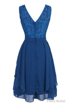 Short Royal Blue Bridesmaid Dress Party Dress